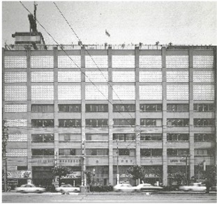 1979年当時の広島朝日ビル(1958年竣工)