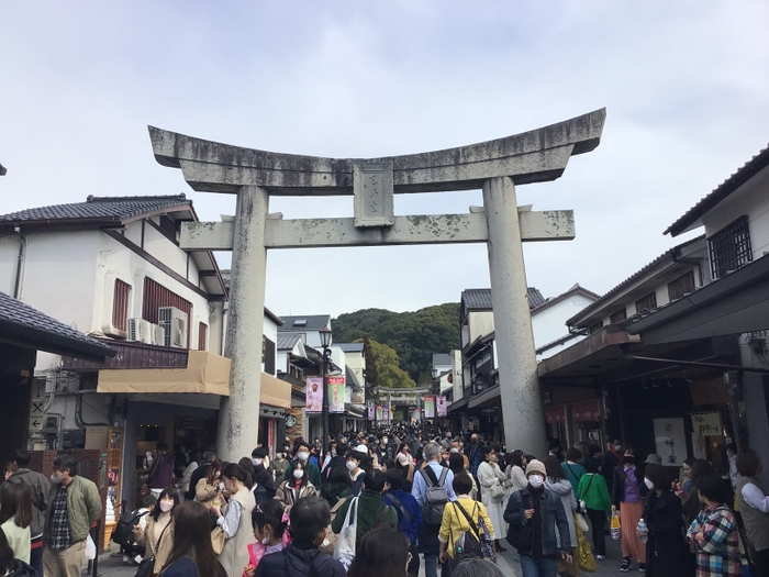 太宰府天満宮参道様子