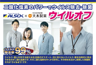 感染対策が“セキュリティ”の一つになる時代　 ALSOKと大木製薬が携帯用空間除菌用品の法人向け販売を強化