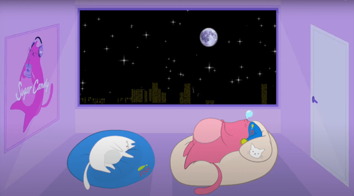 疲れたらぐっすりと睡眠(健康的だしね)🐟