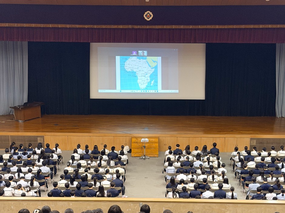 2026年7月6日（月）に開催された認定NPO法人「緑のサヘル」による講演会の様子