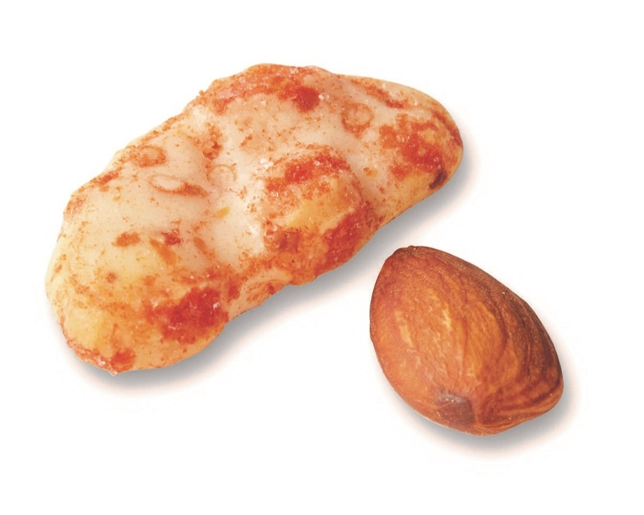 「とまと玄米あられ and あーもんど」