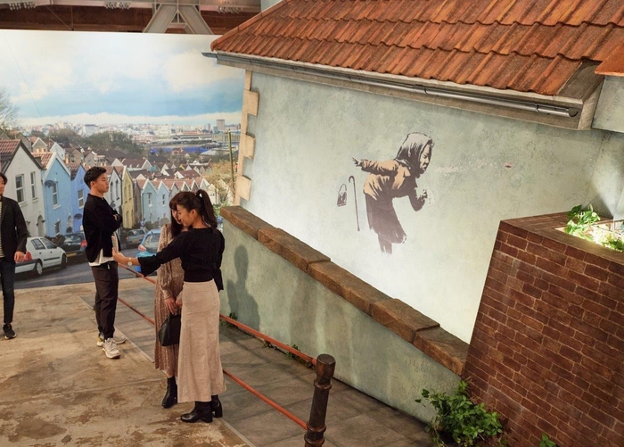 街並み再現展示 ※写真は東京会場