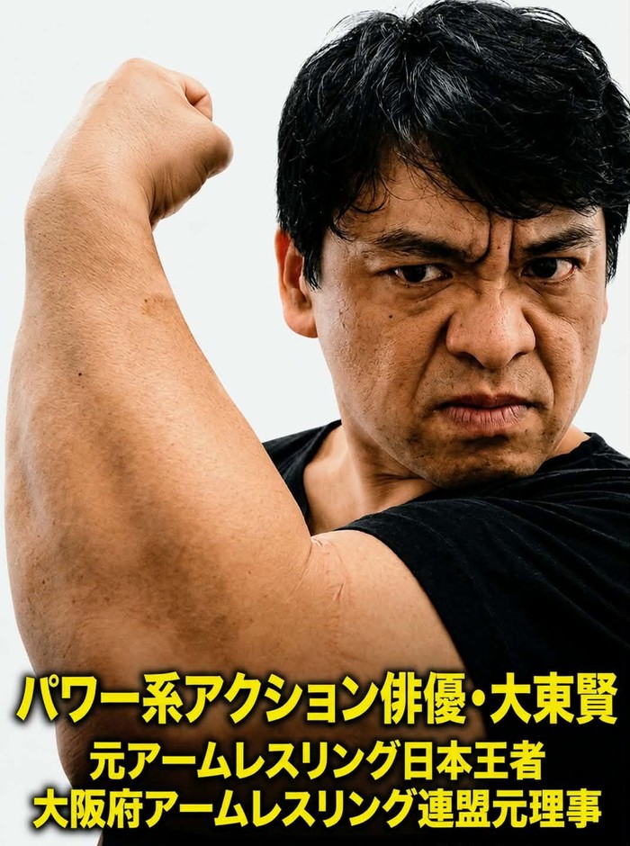 パワー系アクション俳優・大東賢