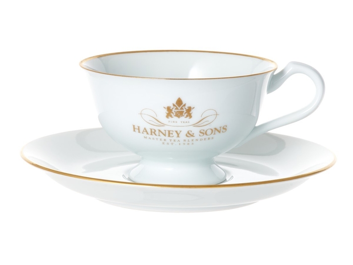 【HARNEY & SONS × ARITA PORCELAIN LAB】ティーカップ&ソーサー(ホワイト)¥6,611(税込)
