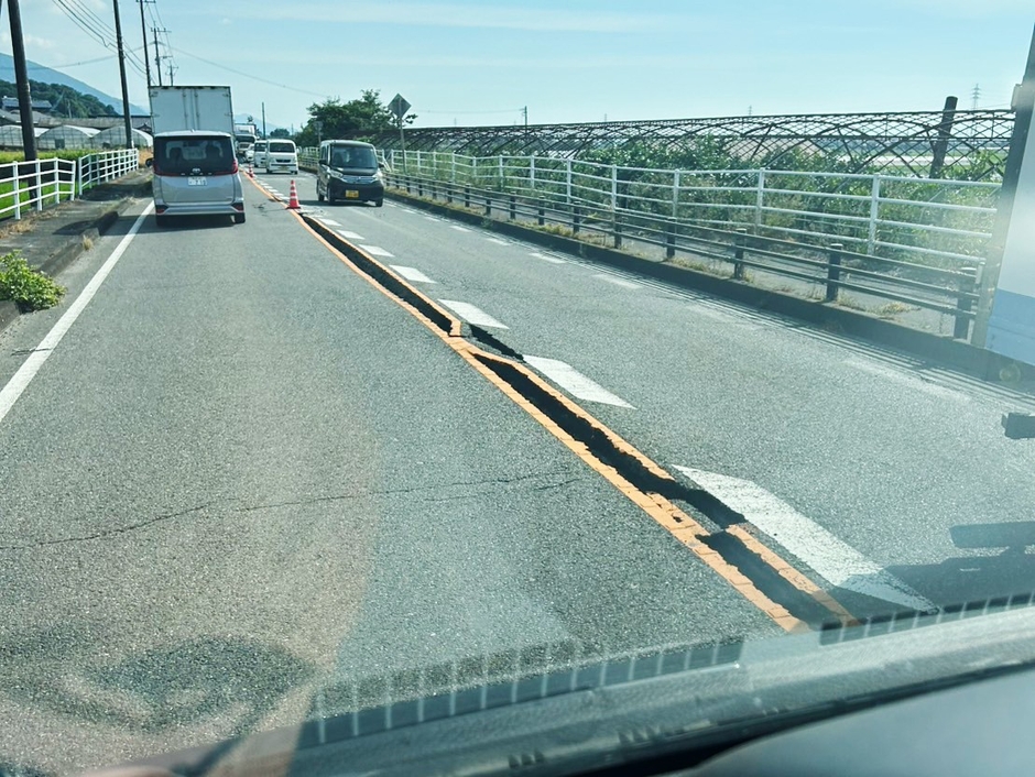 被害の大きな宇城市内にいるAMAT隊員より送られた被害状況