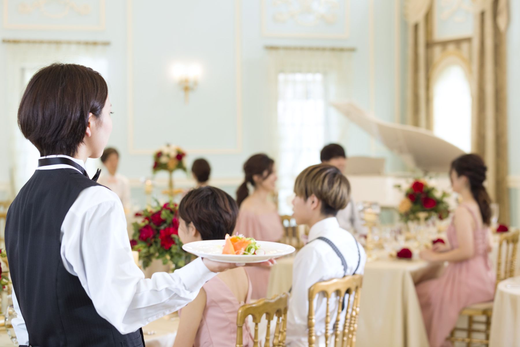 専属スタッフがおもてなし