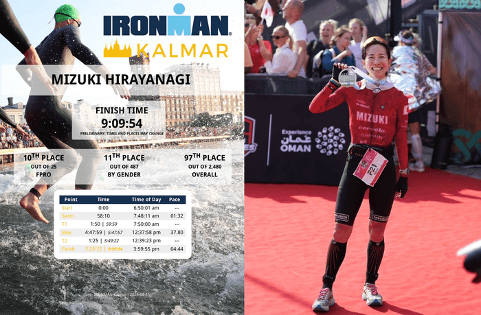 平柳美月選手「IRONMAN KALMAR 2026」プロカテゴリー10位入賞