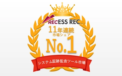 エンカレッジ・テクノロジの主力製品「ESS REC」が 11年連続で国内市場シェア1位を獲得