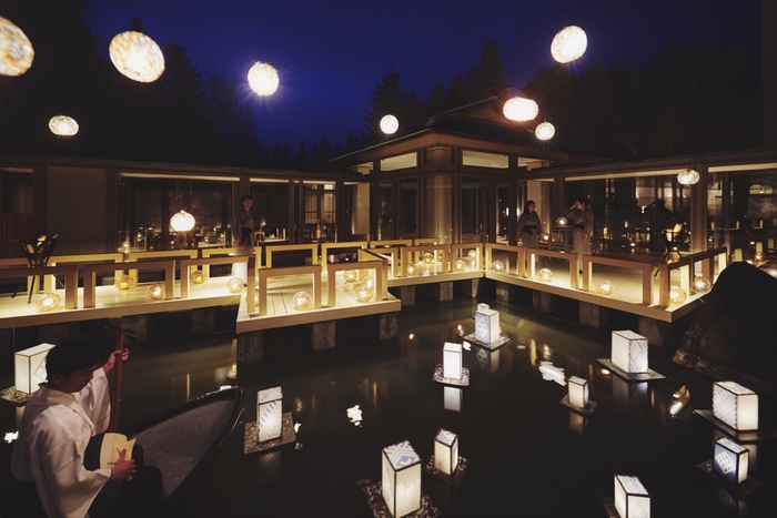 【界 津軽】津軽四季の水庭（夏）_S