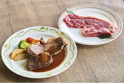 「米国産 サーロインステーキ&豪州産 フィレステーキ」