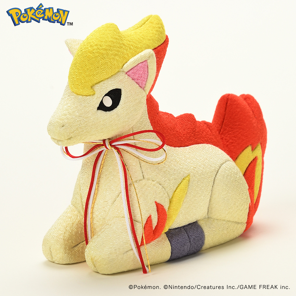 ポケモンの木目込人形「ポニータ」