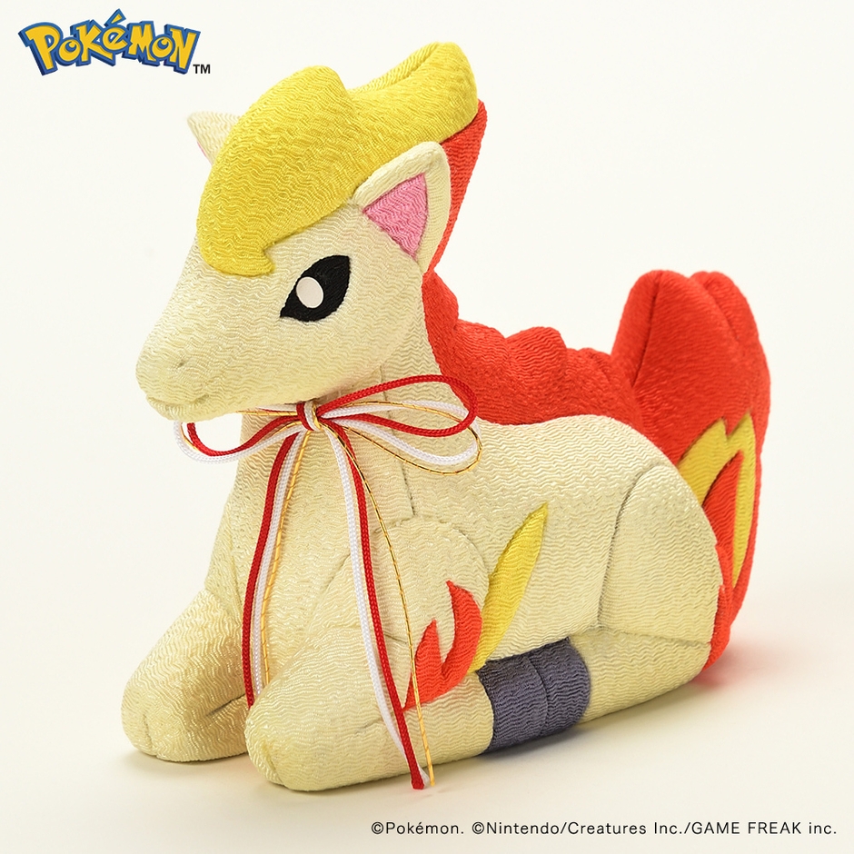 ポケモンの木目込人形「ポニータ」