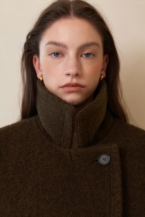 Brera Alpaca Boucle Half Coat ￥69&#44;570 