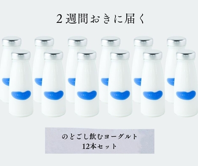 定期便　のどごし飲むヨーグルト12本分