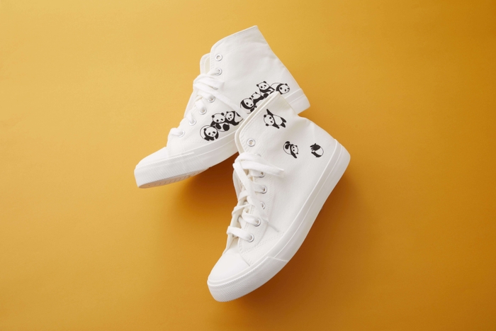 【グラニフ】フォーリングパンダズ｜グラフィックハイカットスニーカー