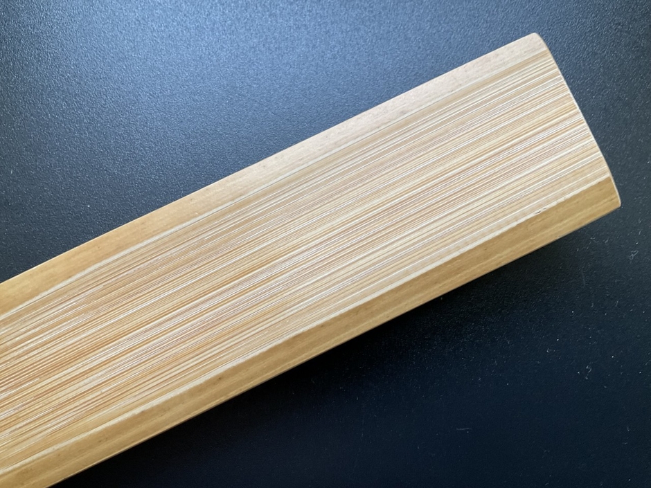 竹の削り加工後