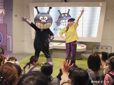 ばいきんまんが登場するイベント「ばいきんまんとみんないっしょに『ハヒフヘホ~』」※7/17まで ※平日限定