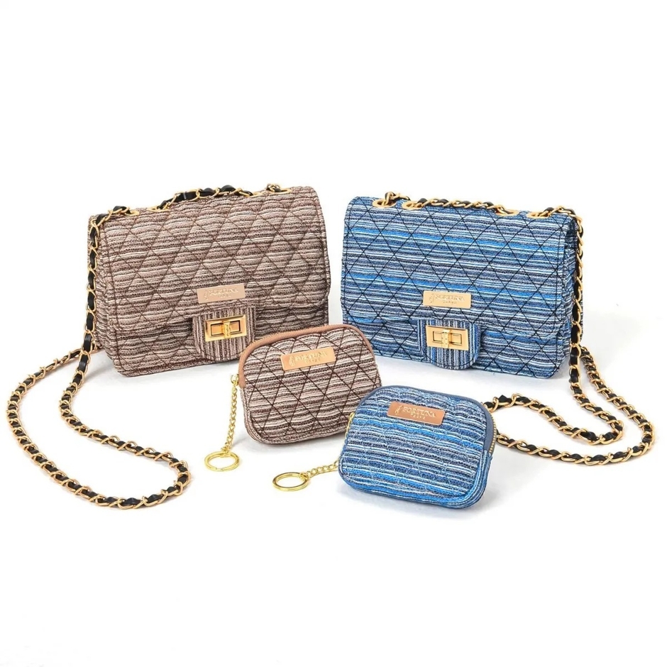 京織マトラッセ バッグ(バッグ＆コインケースセット)