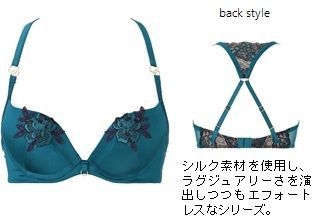 Liv's Luxurious Series ブラジャー(1)ブルーコーラル