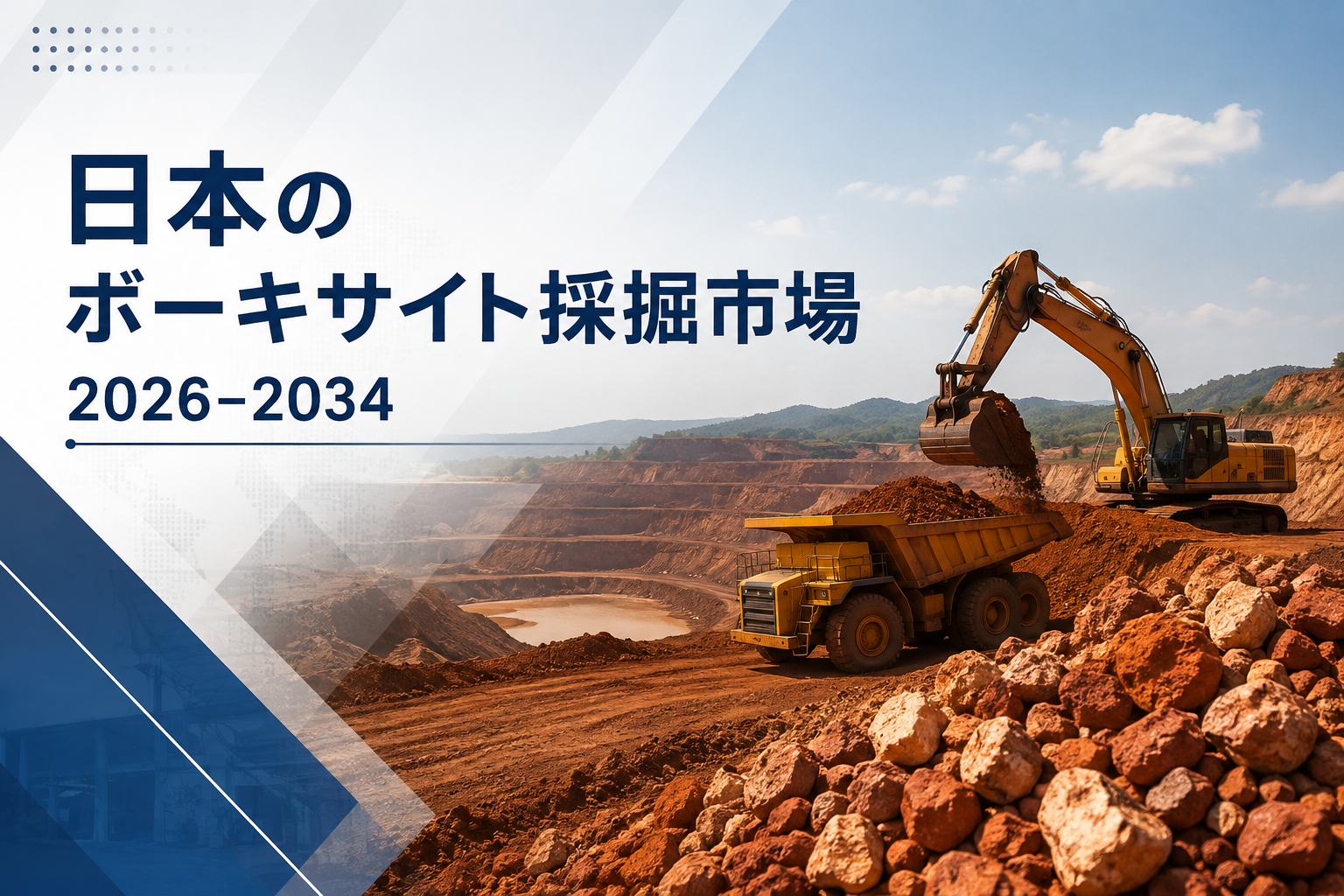 日本のボーキサイト採掘市場、4.00%の急成長により2034年までに17億1,730万ドルの収益を創出へ