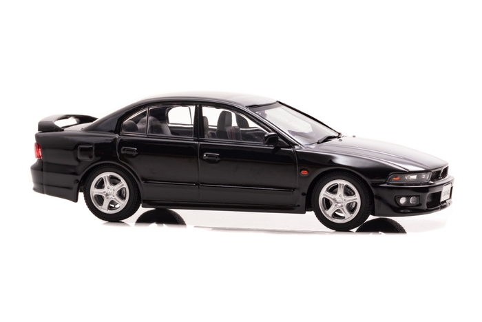 右前:1/43 三菱 ギャラン VR-4 type-V (EC5A) 1998 Pyreness Black