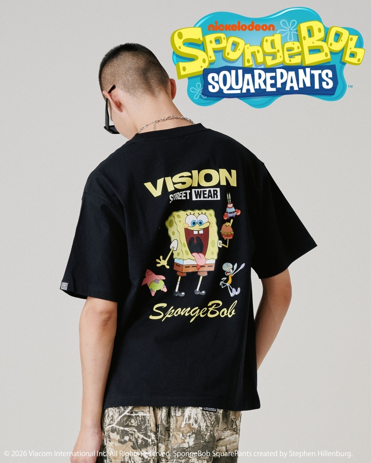 【スポンジ・ボブコラボ】Multi Tee / マルチグラフィックTシャツ