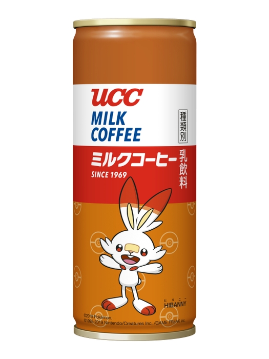 『ＵＣＣ ミルクコーヒー ポケモン缶 250g』ヒバニー