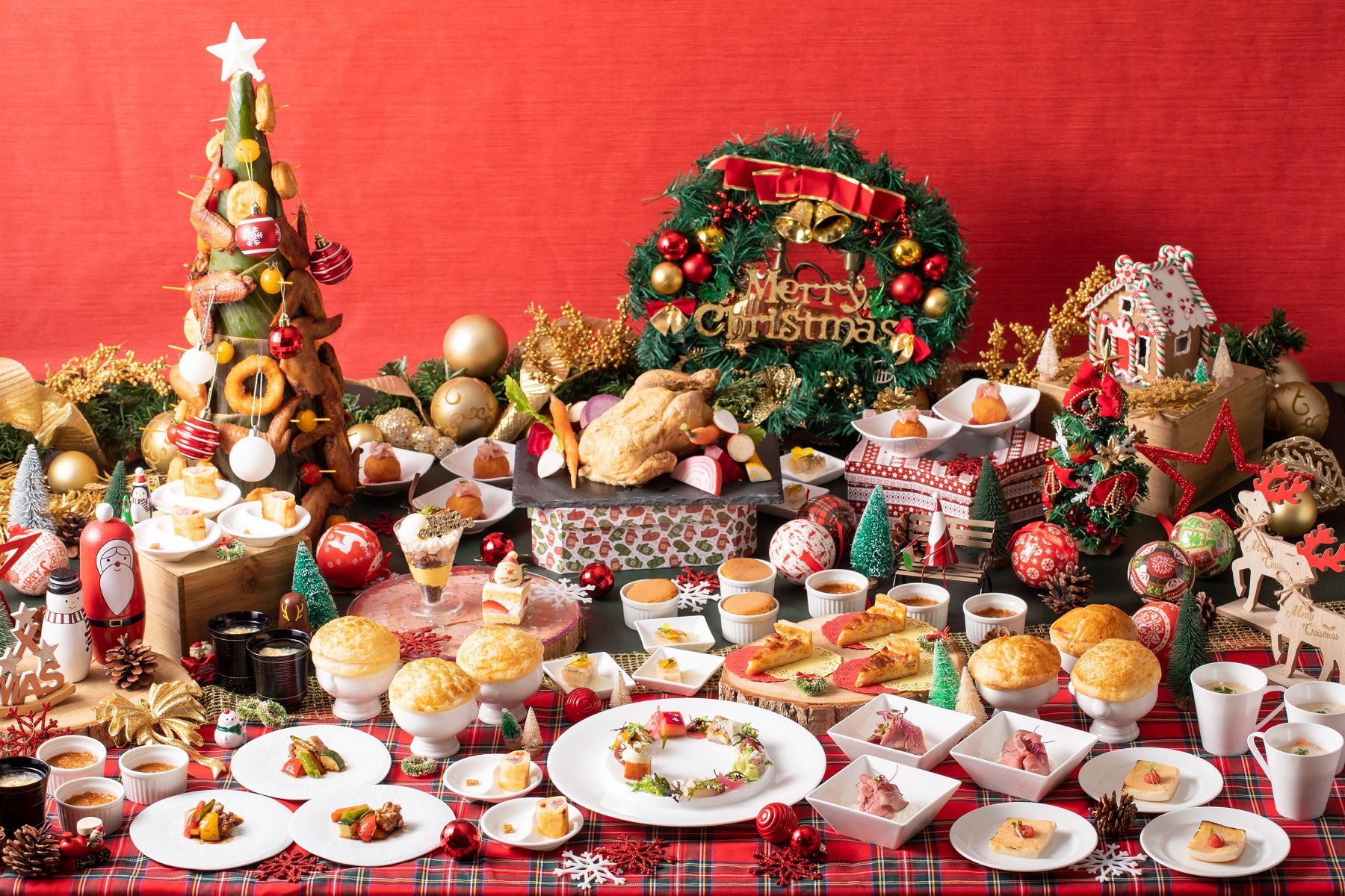 クリスマスオーナメント作りやお子様縁日も楽しめる ホテルメイドの約種類のお料理と専属パティシエ特製のクリスマススイーツをご家族で クリスマスファミリーブッフェ 開催 Newscast