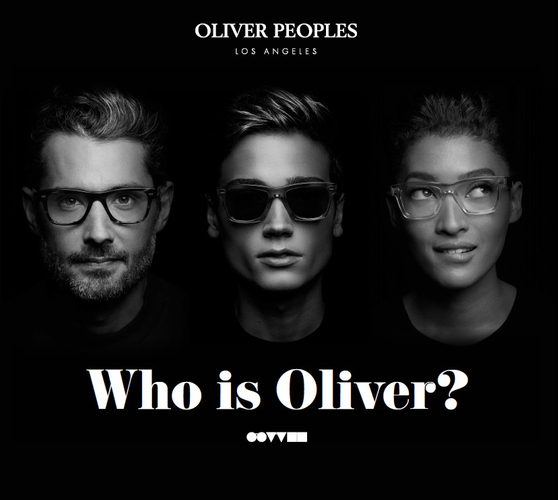 OLIVER PEOPLESは、「Who is Oliver?」キャンペーンを実施中。