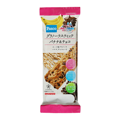 【グラノーラスティック　バナナ＆チョコ】