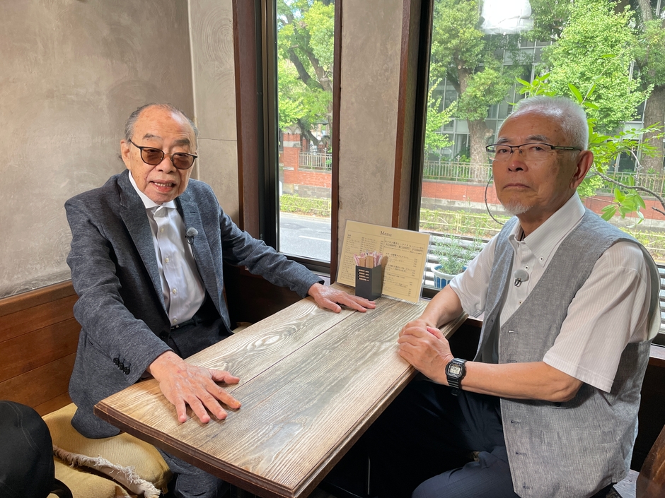 高校・大学の同級生と名曲「なんということもなく」ゆかりの地・喫茶ルオーに訪れます