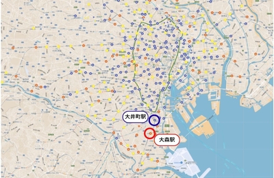 出典:Google mapを福嶋総研が加工