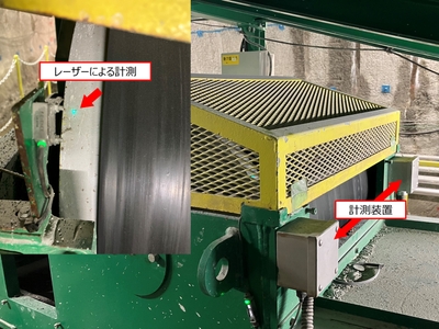 写真3:自動蛇行調整システム