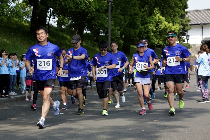 アクサダイレクト20周念記念チャリティラン 当日の様子2