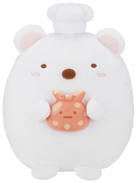 A賞:しろくまとふろしきパンぬいぐるみ
