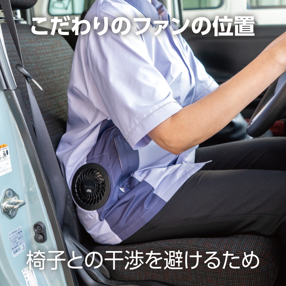 こだわりのファンの位置