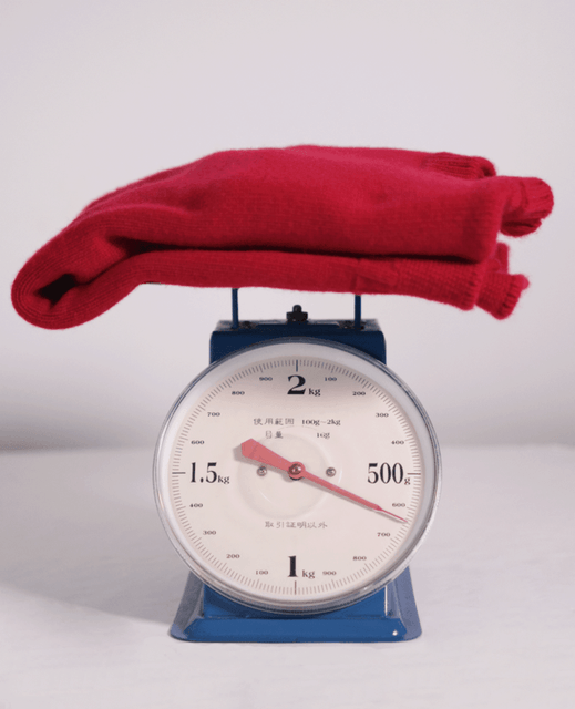 カシミヤガンジー重量