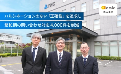 TKCカスタマーサポートサービスの繁忙期を 問い合わせ対応4,000件削減で支えたAIの導入事例を公開