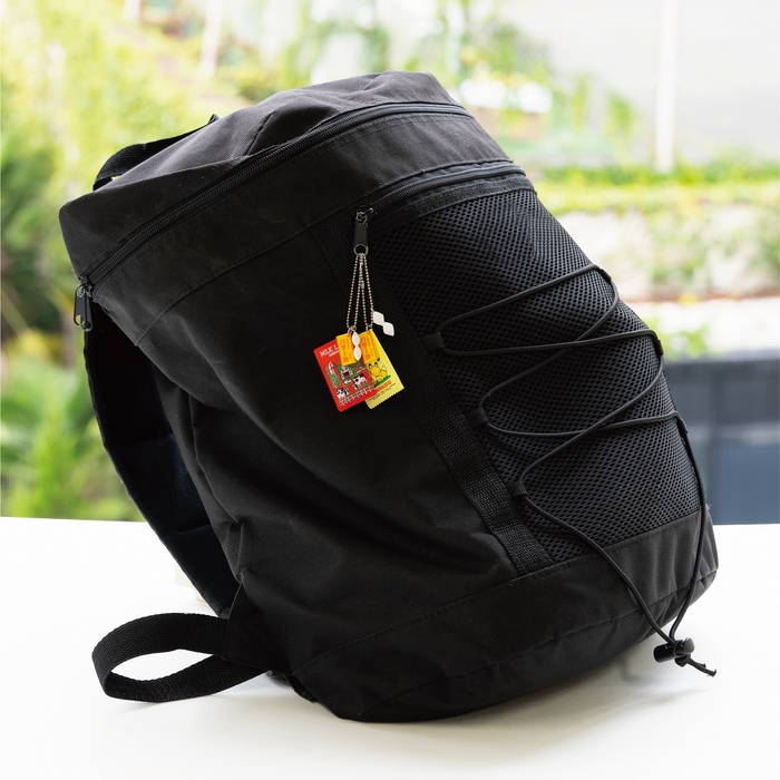 通勤・通学のリュックにつけても可愛い!