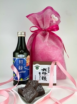 初緑スパークリング&大吟醸生チョコレート