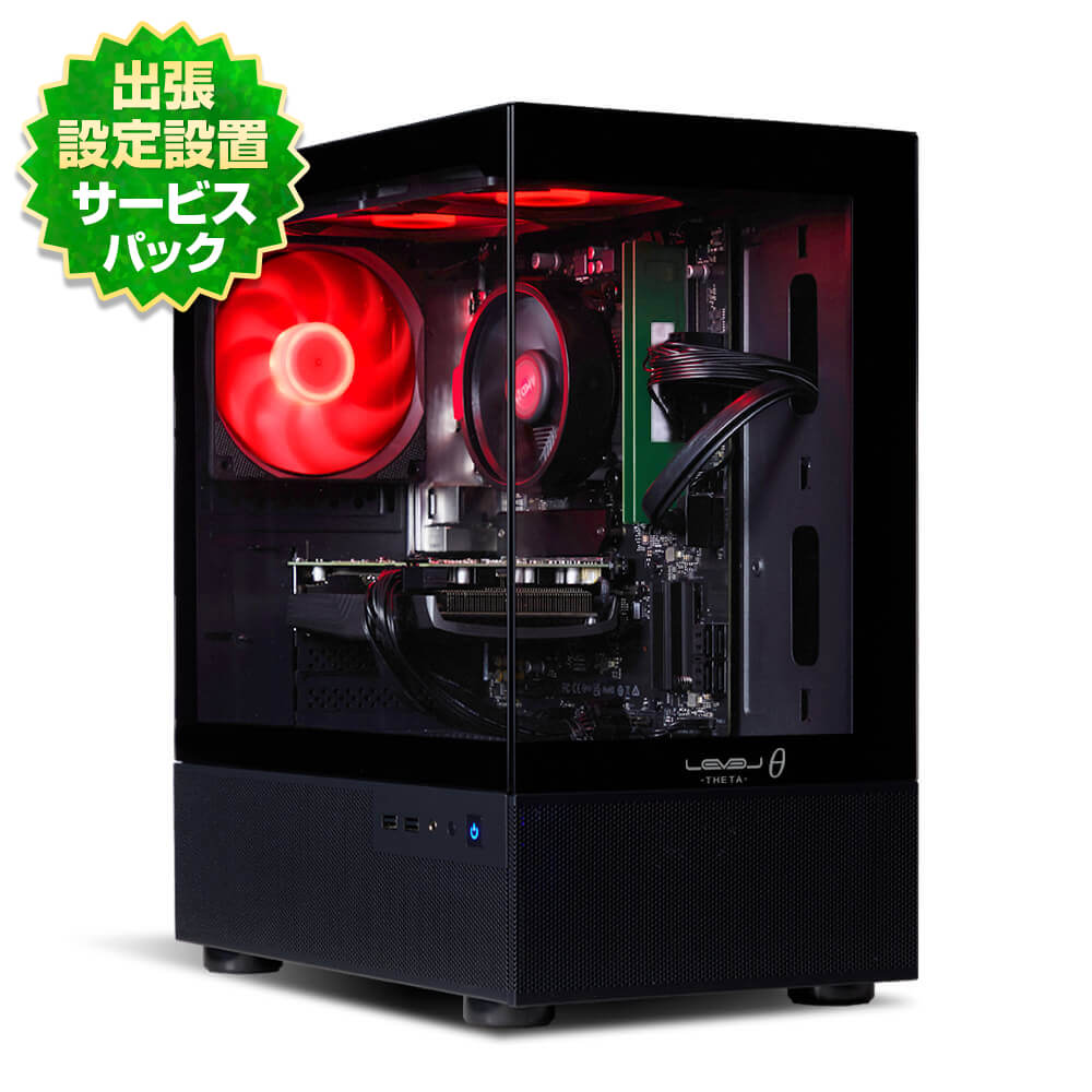 ゲーミングPC LEVELθ（レベル シータ）より、 2面ガラスのピラーレス筐 