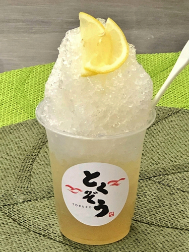 伊豆稲取産レモン使用　タピトコはちみつレモン氷