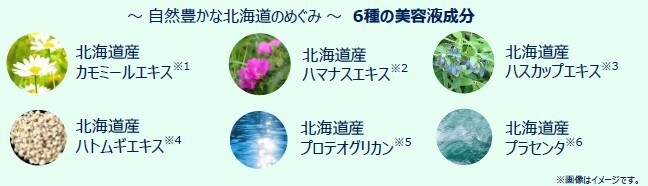 北海道産の美容液成分