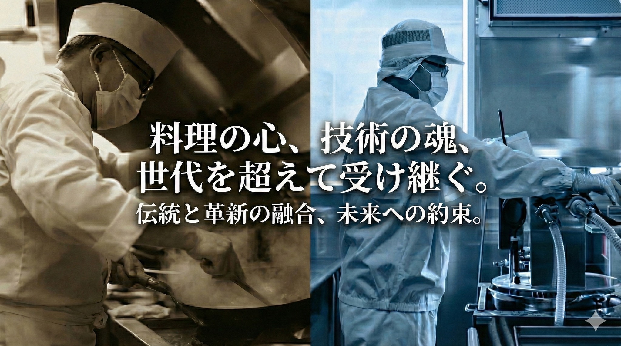 世代を超えて受け継ぐ「料理の心」と、未来を切り拓く「科学の魂」