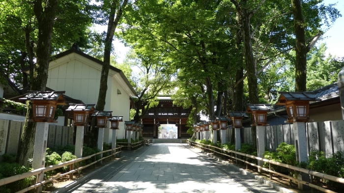 石切劔箭神社の様子