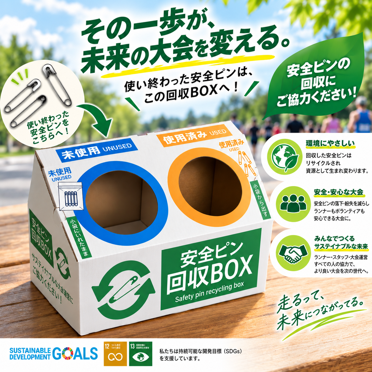 安全ピンを捨てずに資源へ!BIB-IT.が安全ピン回収ボックスの提供を開始