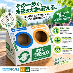 安全ピンを捨てずに資源へ！BIB-IT.が安全ピン回収ボックスの提供を開始