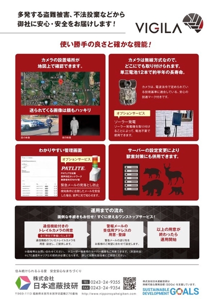 VIGILA(R) フライヤー裏面