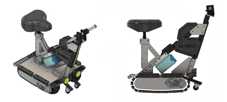 乗れるミニクローラバイク